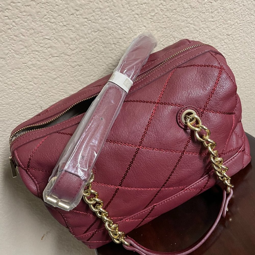 Charming Charlie Maroon Satchel